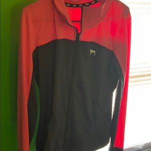 PINK athletic wear zip up sweater
